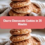 Delicious Churro Cheesecake Cookies Ready in Just 20 Minutes