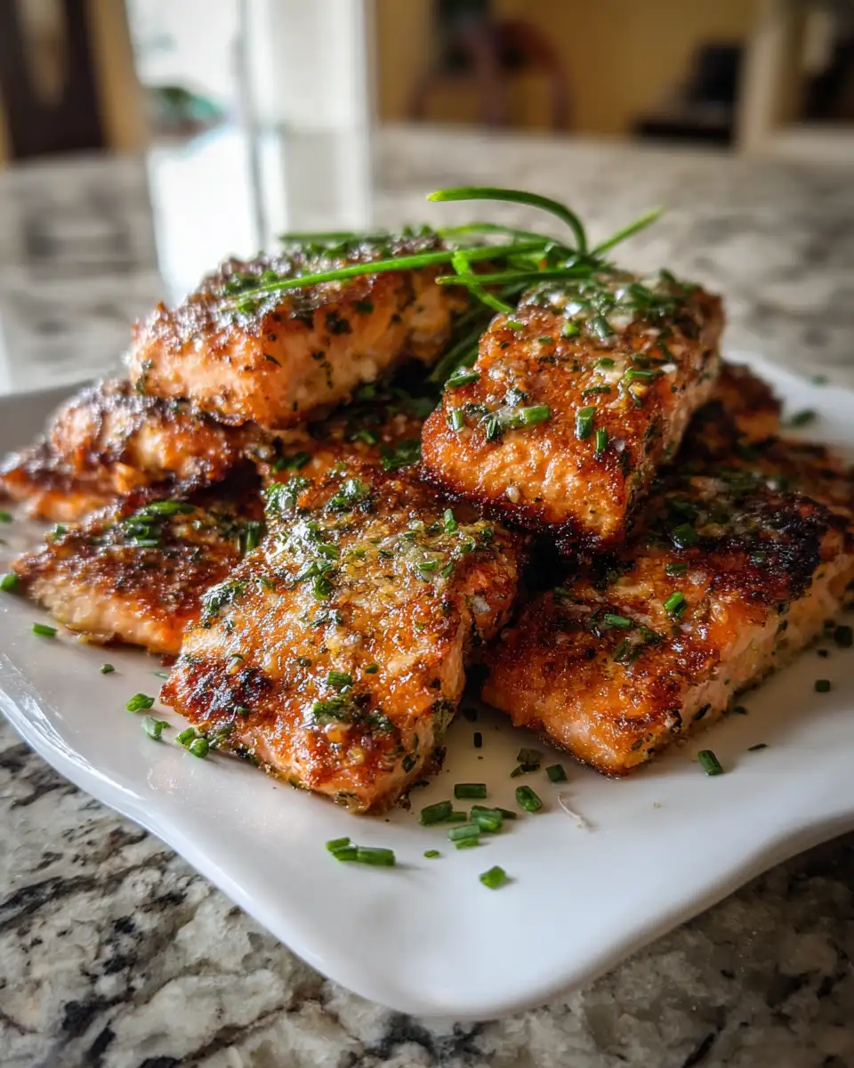 Final dish - Irresistible Crispy Parmesan Salmon Bites That Will Make Your Taste Buds Dance