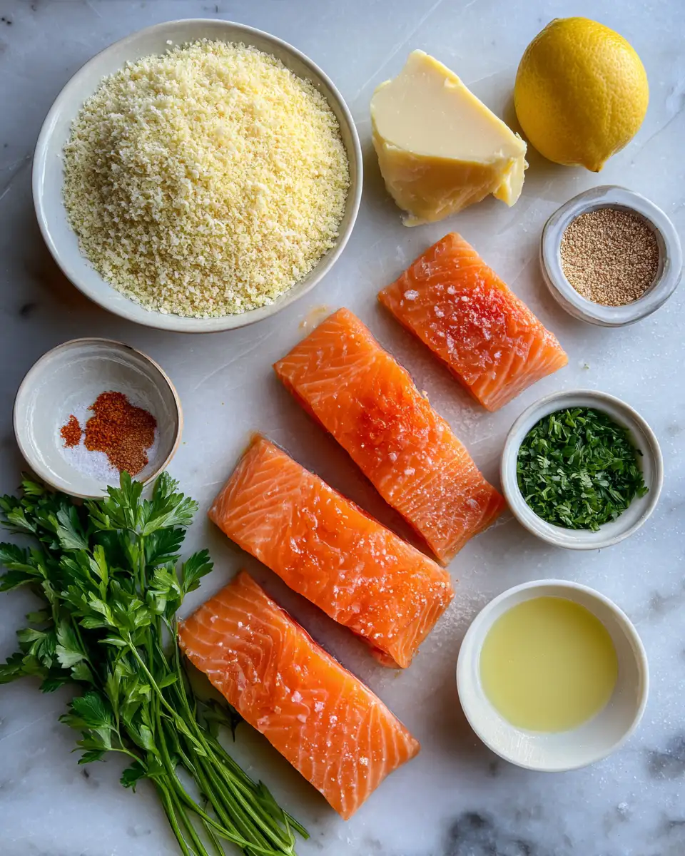 Ingredients for Irresistible Crispy Parmesan Salmon Bites That Will Make Your Taste Buds Dance