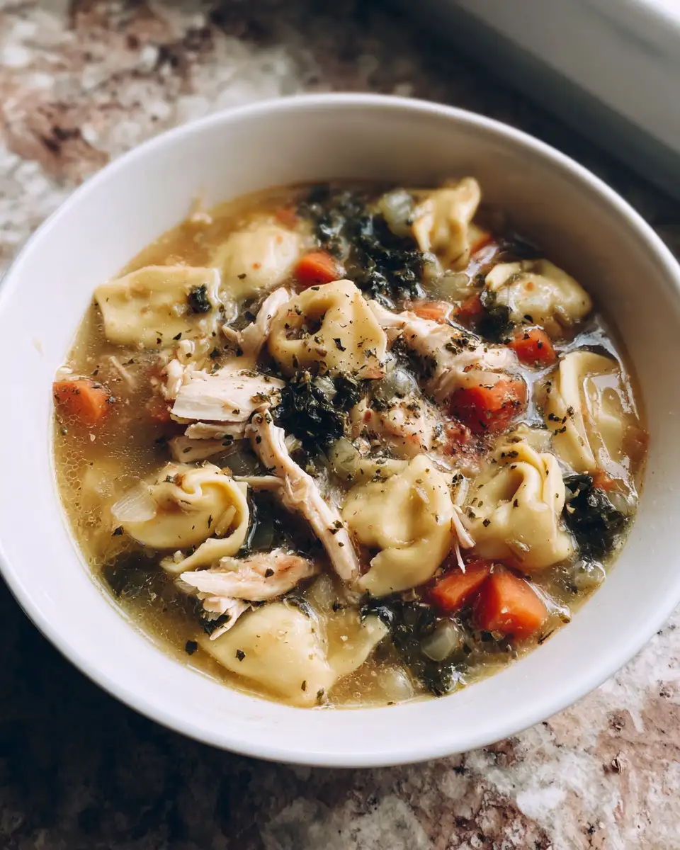 Hearty and Cozy Crockpot Chicken Tortellini Soup Recipe to Warm Your Soul - Featured Image
