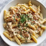 Deliciously Easy Crockpot Creamy Chicken Pasta Recipe to Satisfy Your Cravings - Featured Image