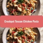 Creamy Crockpot Tuscan Chicken Pasta Perfect for Easy Weeknight Dinners