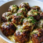Irresistible French Onion Beef Meatballs Perfect for Any Meal - Featured Image