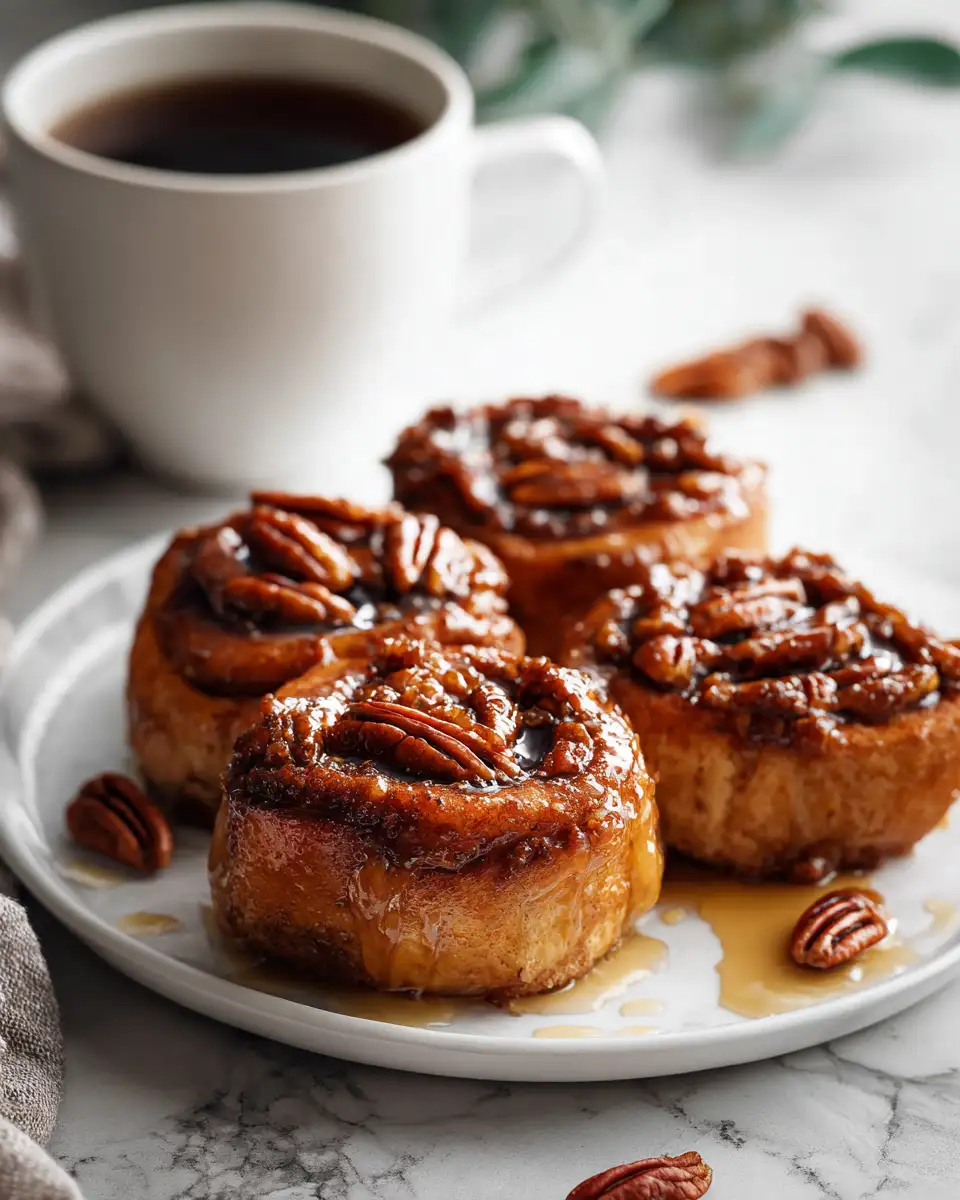 Irresistibly Delicious Gooey Maple Pecan Sticky Buns to Satisfy Your Sweet Tooth - Featured Image