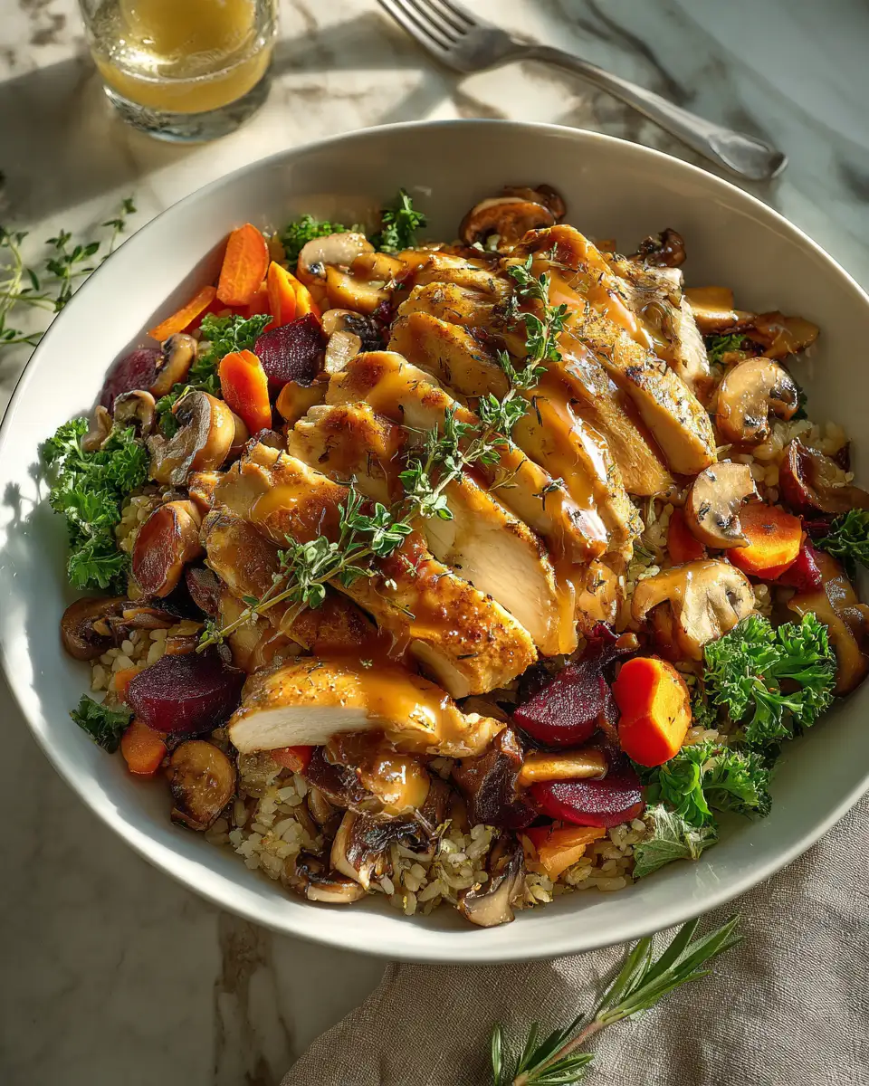 Final dish - Delicious Honey Mustard Chicken Bowls That Will Elevate Your Meal Game