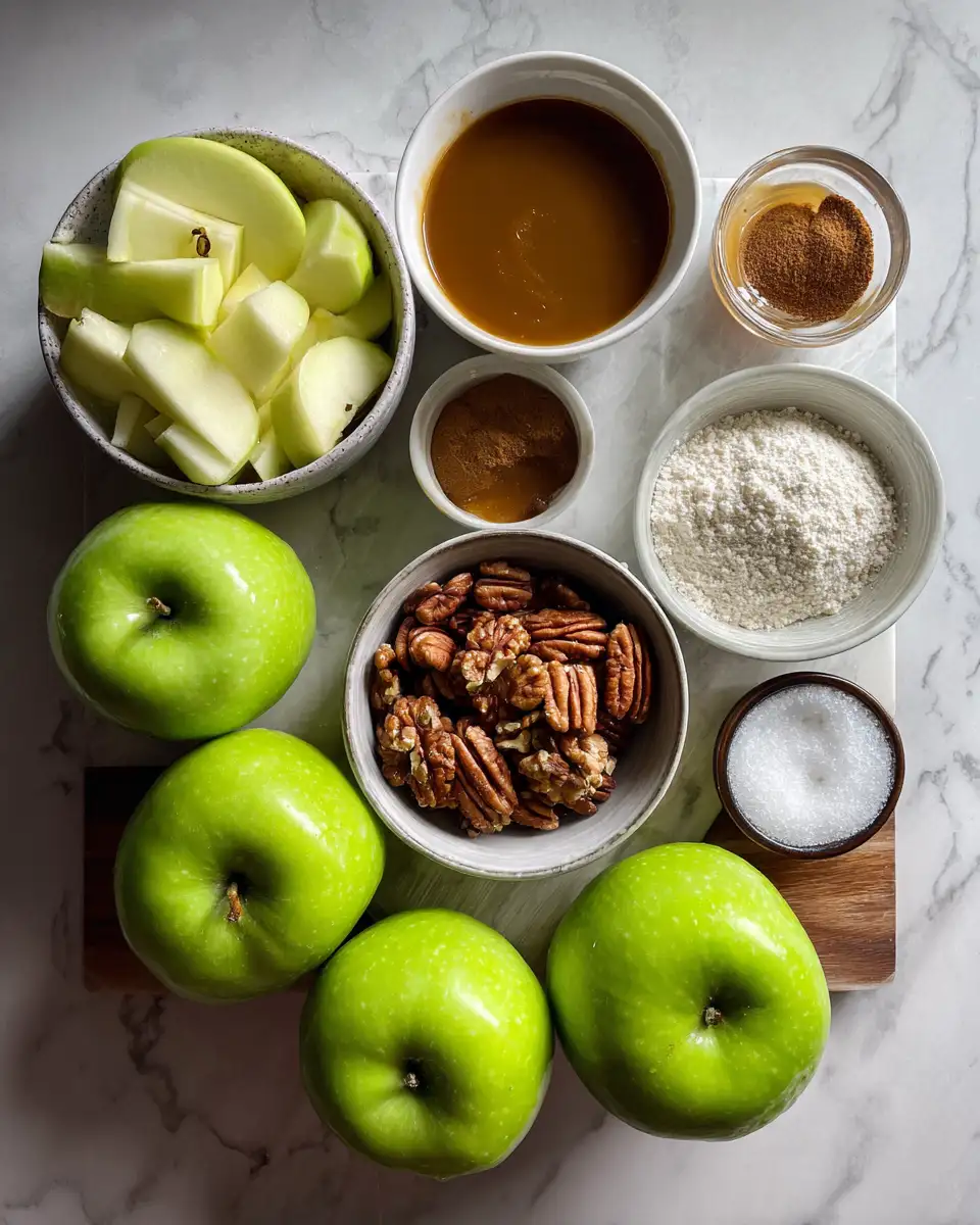 Ingredients for Irresistible Salted Caramel Apple Dump Cake Recipe That Will Satisfy Your Sweet Tooth