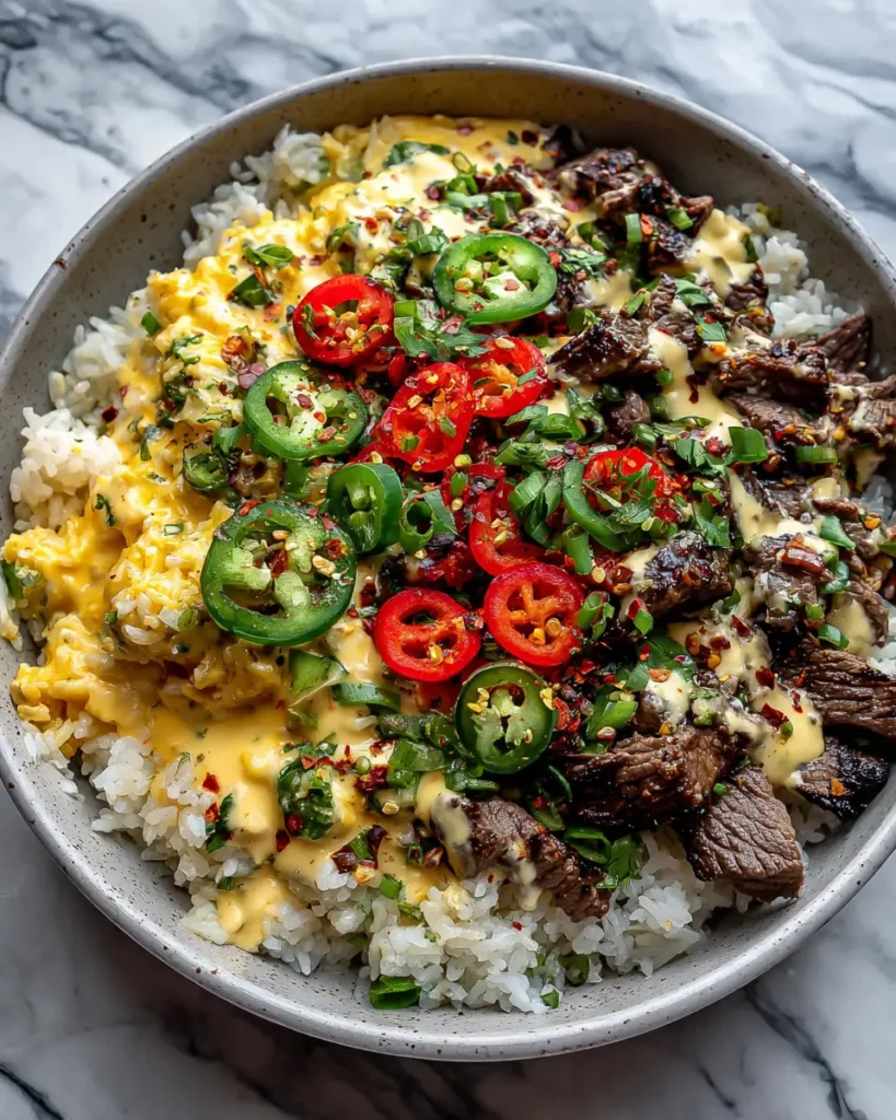 Ultimate Steak Queso Rice Bowl Recipe for a Flavor Explosion - Featured Image